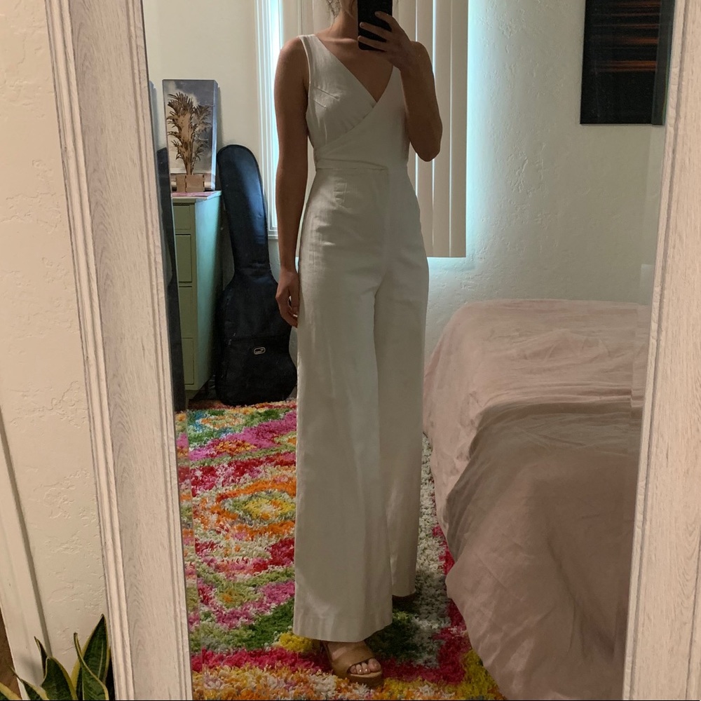 Anthropologie wide leg jumpsuit